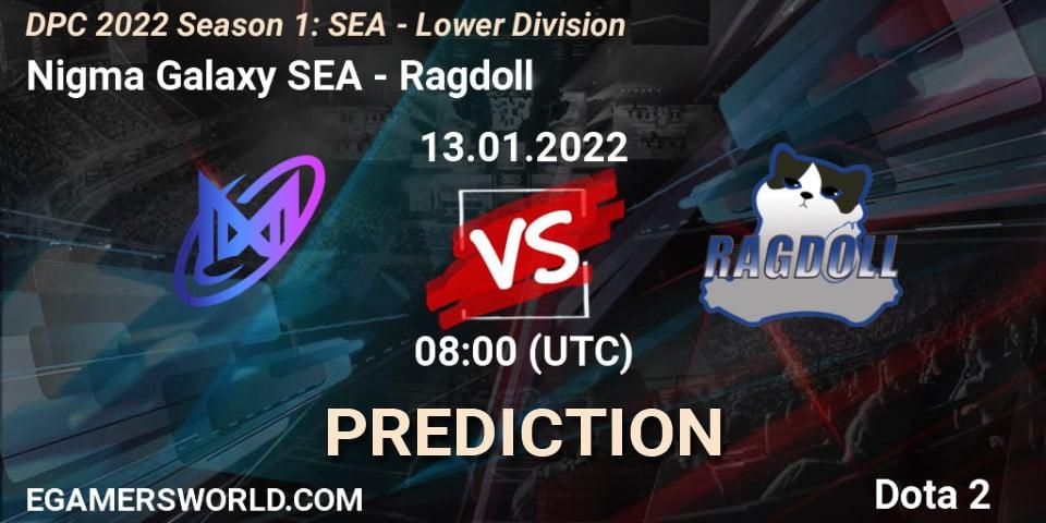 Nigma Galaxy SEA - Ragdoll: Maç tahminleri. 13.01.2022 at 08:34, Dota 2, DPC 2022 Season 1: SEA - Lower Division