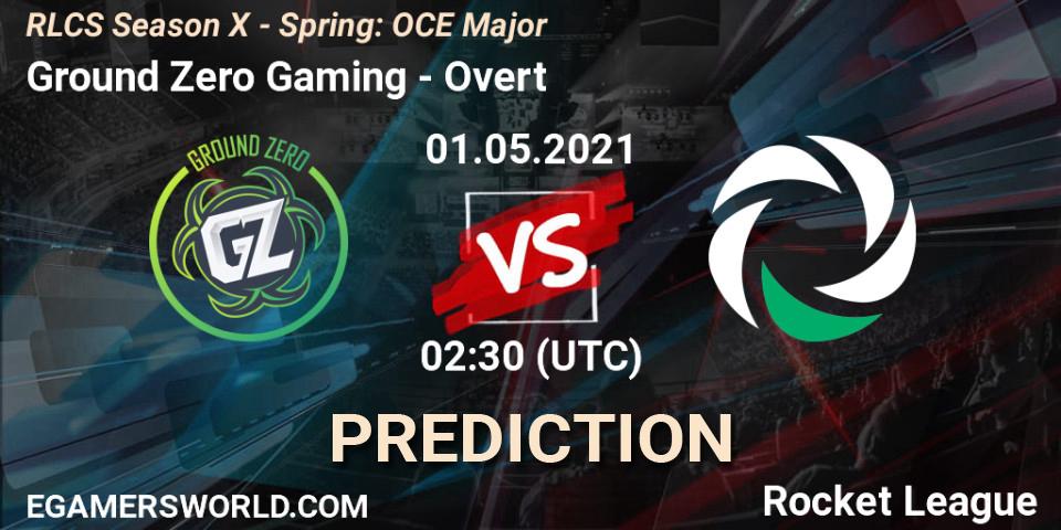 Ground Zero Gaming - Overt: Maç tahminleri. 01.05.2021 at 02:20, Rocket League, RLCS Season X - Spring: OCE Major