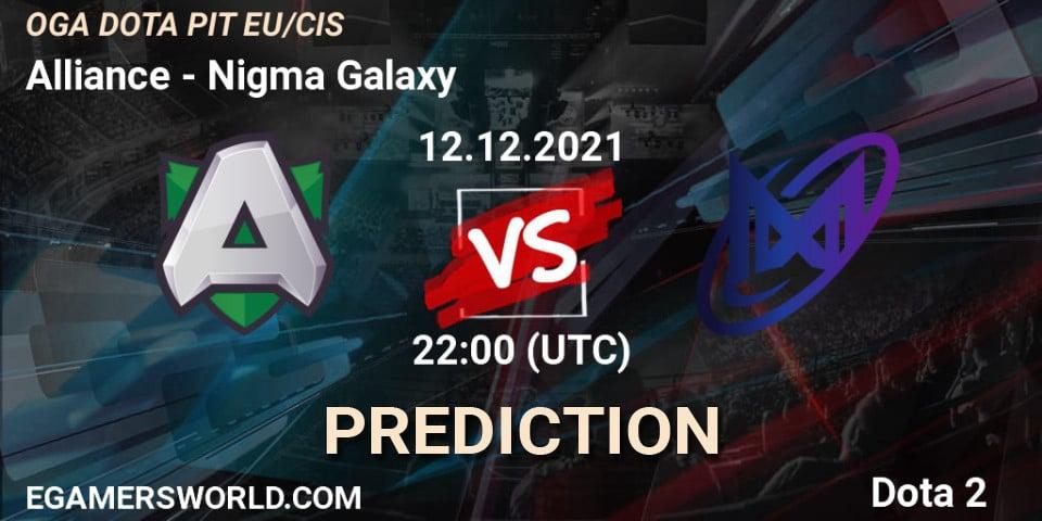 Alliance - Nigma Galaxy: Maç tahminleri. 13.12.2021 at 16:53, Dota 2, OGA Dota PIT Season 5: Europe/CIS