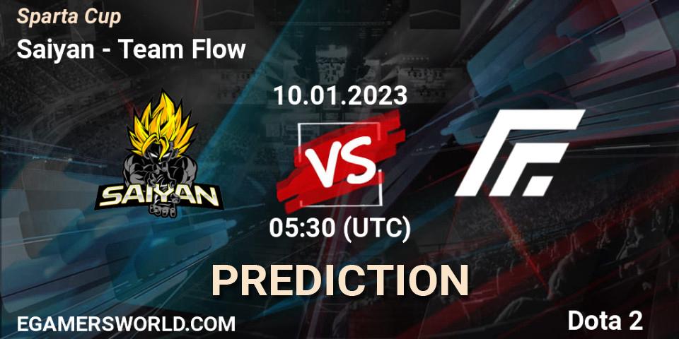 Saiyan - Team Flow: Maç tahminleri. 10.01.2023 at 05:37, Dota 2, Sparta Cup