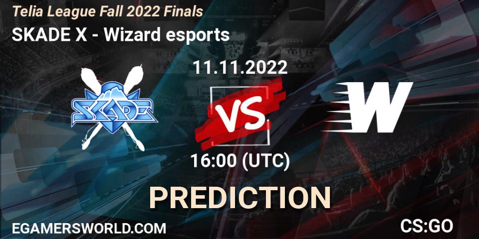 SKADE X - Wizard esports: Maç tahminleri. 11.11.2022 at 16:00, Counter-Strike (CS2), Telia League Fall 2022 Finals