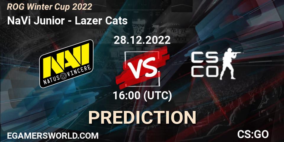 NaVi Junior - Lazer Cats: Maç tahminleri. 08.01.2023 at 12:00, Counter-Strike (CS2), ROG Winter Cup 2022