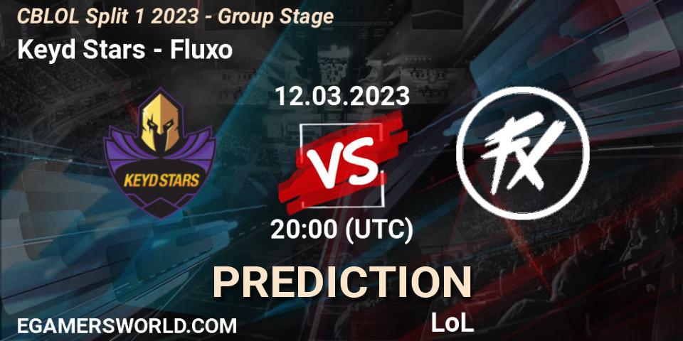 Keyd Stars - Fluxo: Maç tahminleri. 12.03.2023 at 20:15, LoL, CBLOL Split 1 2023 - Group Stage