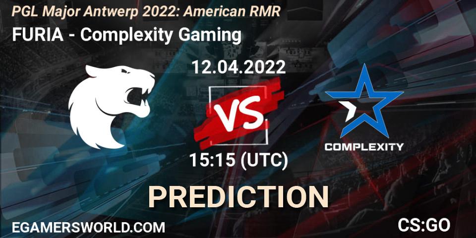 FURIA - Complexity Gaming: Maç tahminleri. 12.04.2022 at 15:25, Counter-Strike (CS2), PGL Major Antwerp 2022: American RMR