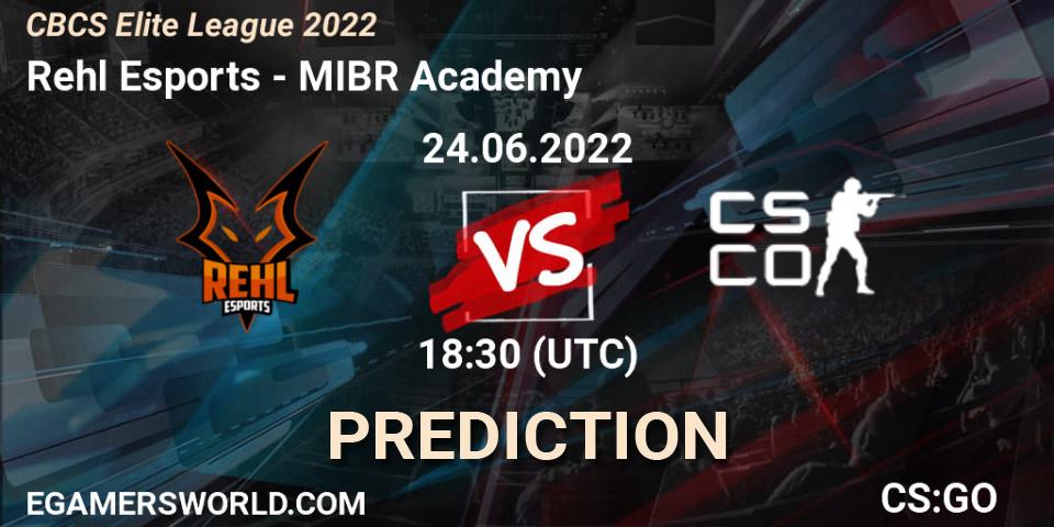 Rehl Esports - MIBR Academy: Maç tahminleri. 24.06.2022 at 18:45, Counter-Strike (CS2), CBCS Elite League 2022