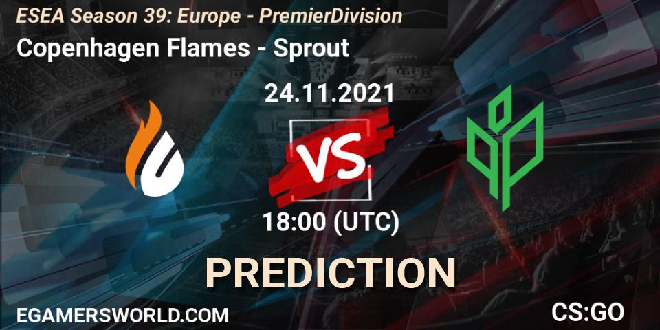 Copenhagen Flames - Sprout: Maç tahminleri. 02.12.21, CS2 (CS:GO), ESEA Season 39: Europe - Premier Division