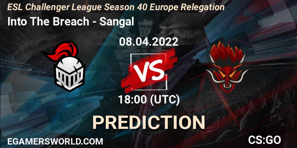 Into The Breach - Sangal: Maç tahminleri. 08.04.2022 at 18:00, Counter-Strike (CS2), ESL Challenger League Season 40 Europe Relegation