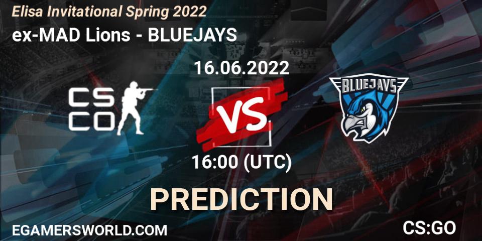 ex-MAD Lions - BLUEJAYS: Maç tahminleri. 16.06.2022 at 16:00, Counter-Strike (CS2), Elisa Invitational Spring 2022