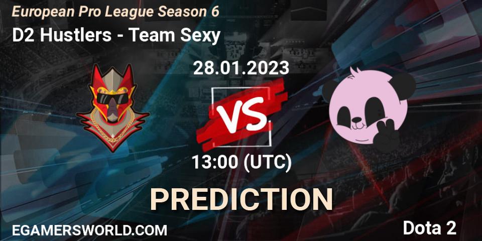 D2 Hustlers - Team Sexy: Maç tahminleri. 28.01.23, Dota 2, European Pro League Season 6