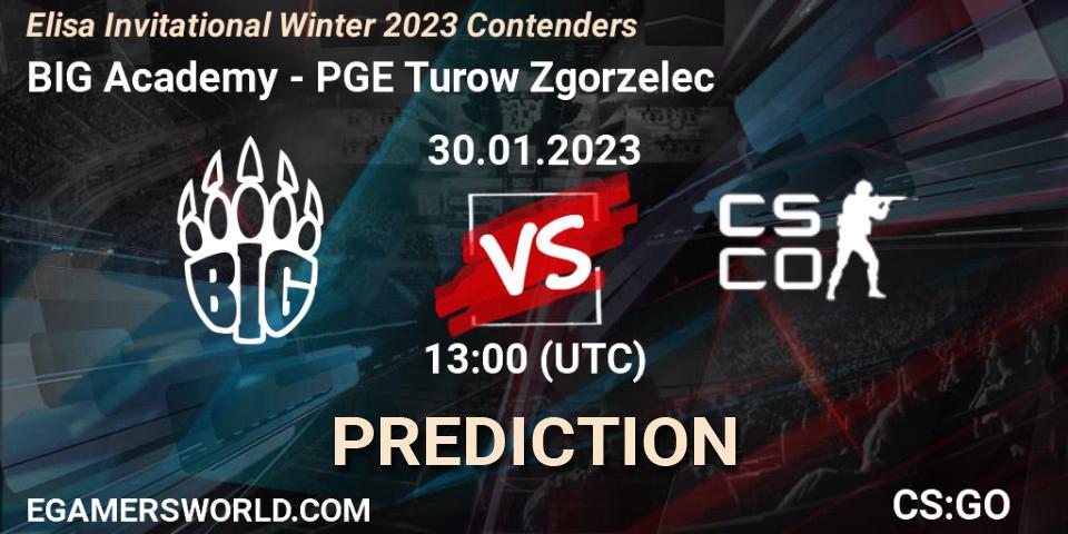 BIG Academy - PGE Turow Zgorzelec: Maç tahminleri. 30.01.23, CS2 (CS:GO), Elisa Invitational Winter 2023 Contenders