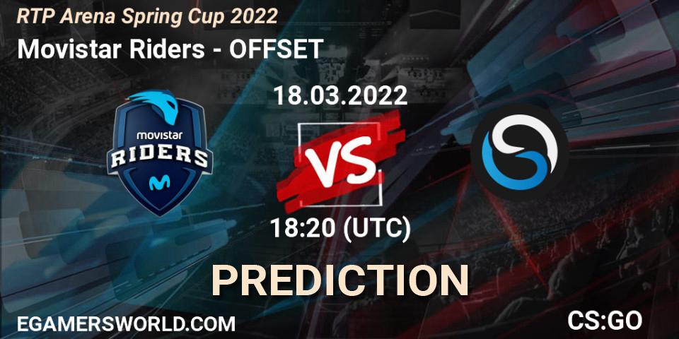 Movistar Riders - OFFSET: Maç tahminleri. 18.03.2022 at 18:20, Counter-Strike (CS2), RTP Arena Spring Cup 2022