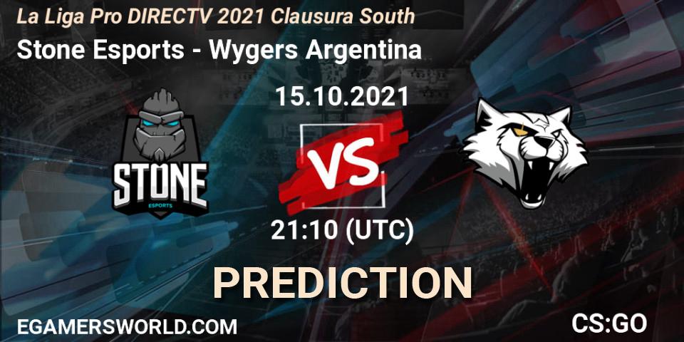 Stone Esports - Wygers Argentina: Maç tahminleri. 15.10.2021 at 21:10, Counter-Strike (CS2), La Liga Season 4: Sur Pro Division - Clausura