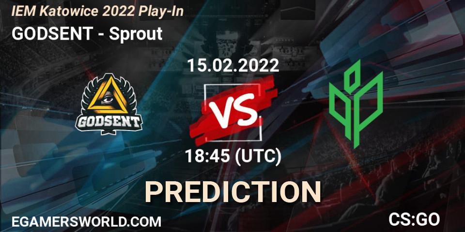 GODSENT - Sprout: Maç tahminleri. 15.02.2022 at 20:25, Counter-Strike (CS2), IEM Katowice 2022 Play-In