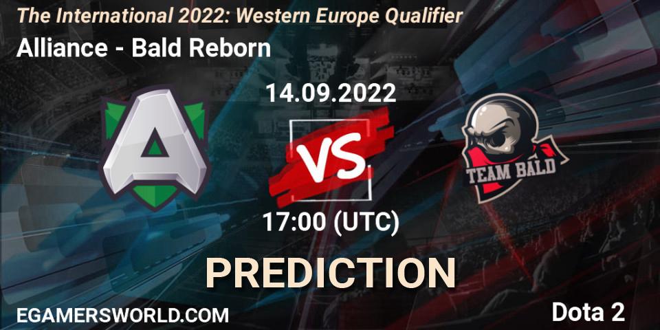 Alliance - Bald Reborn: Maç tahminleri. 14.09.22, Dota 2, The International 2022: Western Europe Qualifier