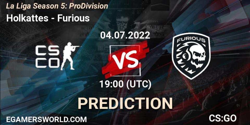 Holkattes - Furious: Maç tahminleri. 04.07.2022 at 19:00, Counter-Strike (CS2), La Liga Season 5: Pro Division