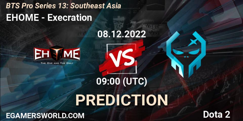 EHOME - Execration: Maç tahminleri. 08.12.22, Dota 2, BTS Pro Series 13: Southeast Asia