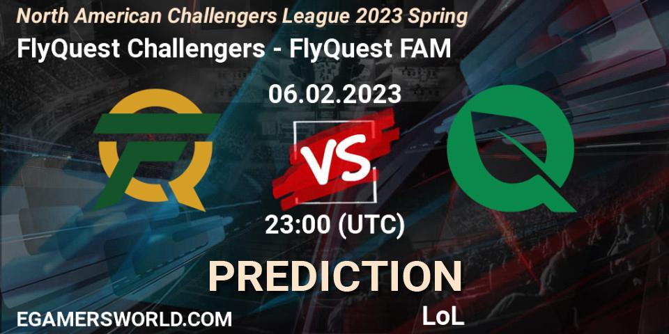 FlyQuest Challengers - FlyQuest FAM: Maç tahminleri. 06.02.2023 at 23:00, LoL, NACL 2023 Spring - Group Stage