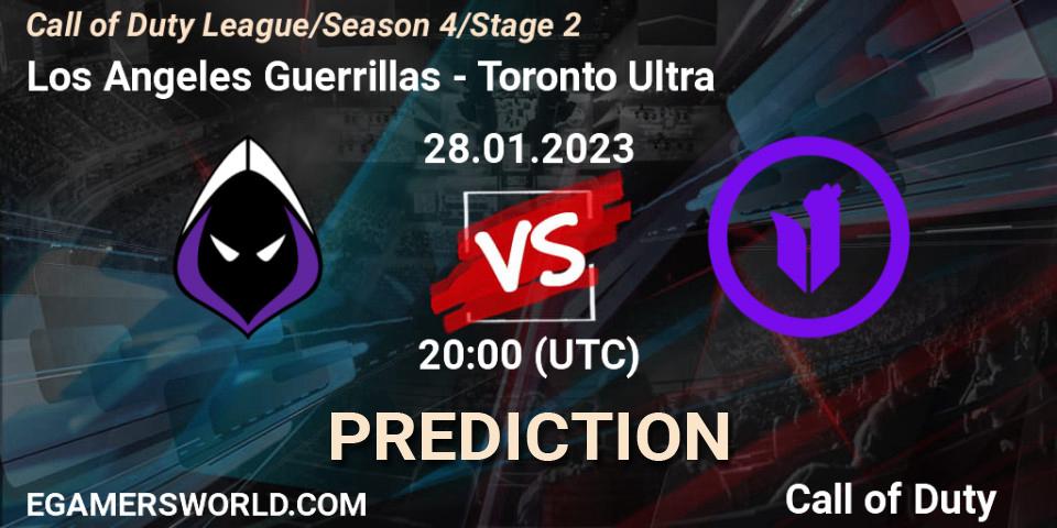 Los Angeles Guerrillas - Toronto Ultra: Maç tahminleri. 28.01.23, Call of Duty, Call of Duty League 2023: Stage 2 Major Qualifiers