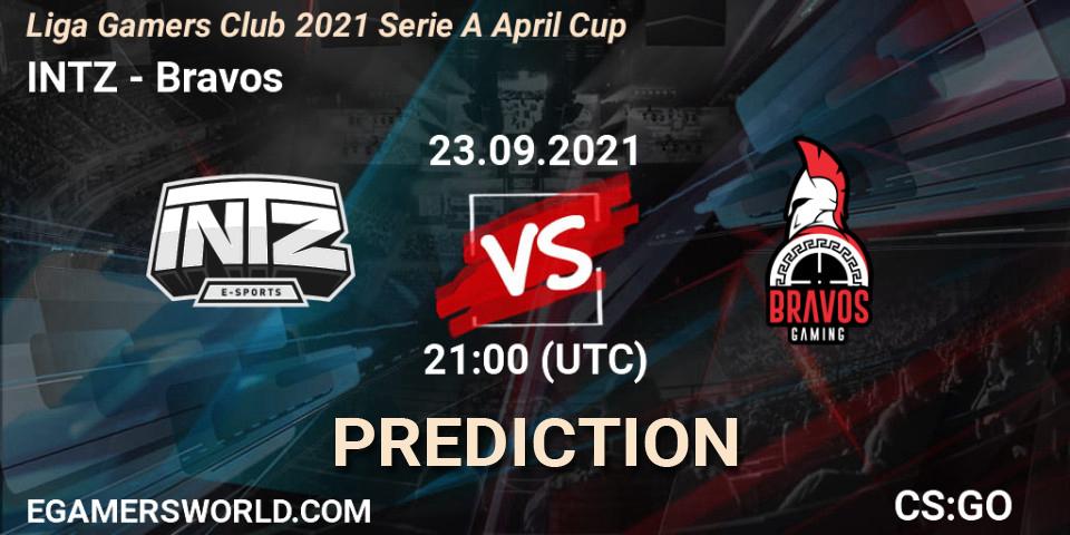 INTZ - Bravos: Maç tahminleri. 23.09.2021 at 21:00, Counter-Strike (CS2), Liga Gamers Club 2021 Serie A April Cup