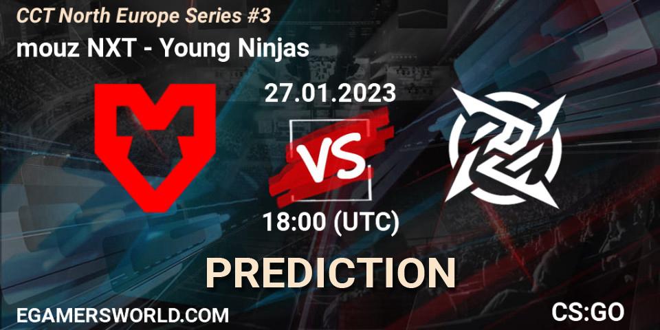 mouz NXT - Young Ninjas: Maç tahminleri. 27.01.2023 at 20:00, Counter-Strike (CS2), CCT North Europe Series #3