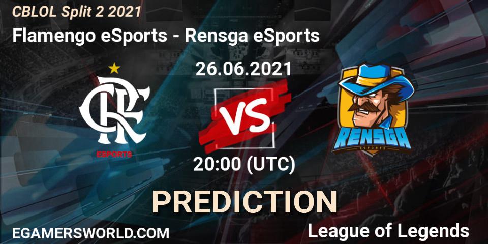 Flamengo eSports - Rensga eSports: Maç tahminleri. 26.06.2021 at 20:00, LoL, CBLOL Split 2 2021