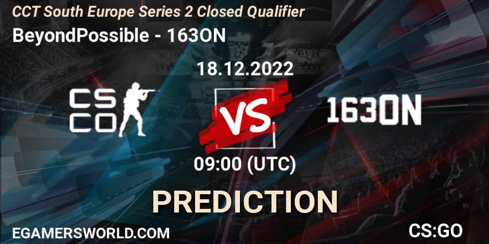BeyondPossible - 163ON: Maç tahminleri. 18.12.2022 at 09:00, Counter-Strike (CS2), CCT South Europe Series 2 Closed Qualifier