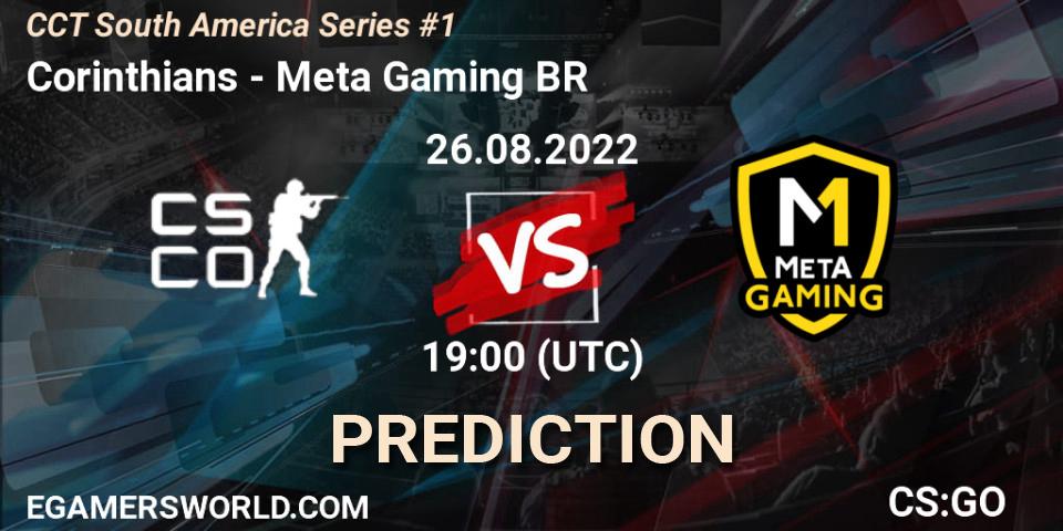 Corinthians - Meta Gaming BR: Maç tahminleri. 26.08.2022 at 19:00, Counter-Strike (CS2), CCT South America Series #1
