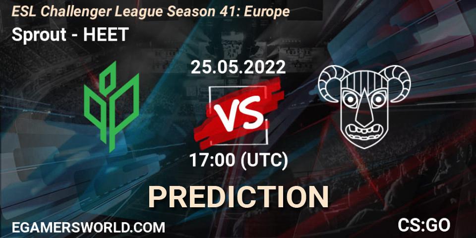 Sprout - HEET: Maç tahminleri. 30.05.2022 at 11:00, Counter-Strike (CS2), ESL Challenger League Season 41: Europe