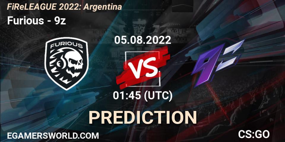 Furious - 9z: Maç tahminleri. 05.08.2022 at 01:45, Counter-Strike (CS2), FiReLEAGUE 2022: Argentina
