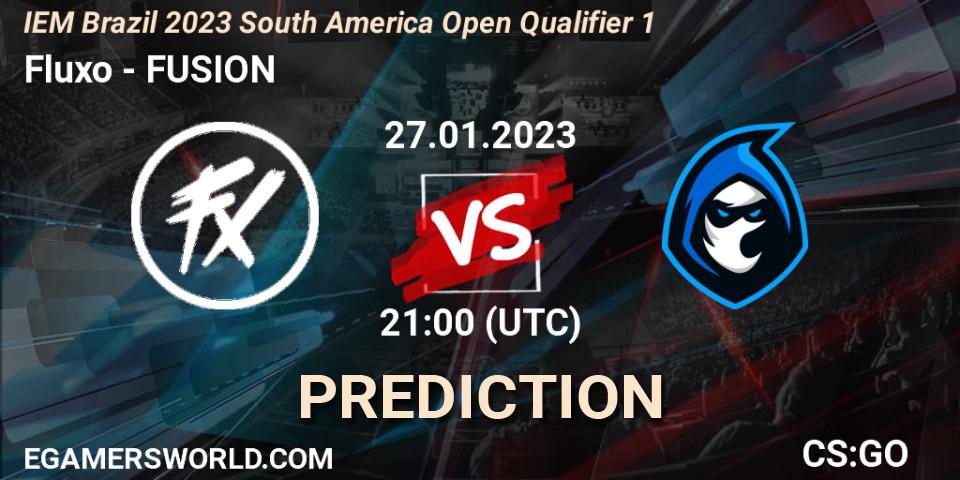 Fluxo - FUSION: Maç tahminleri. 27.01.2023 at 21:10, Counter-Strike (CS2), IEM Brazil Rio 2023 South America Open Qualifier 1