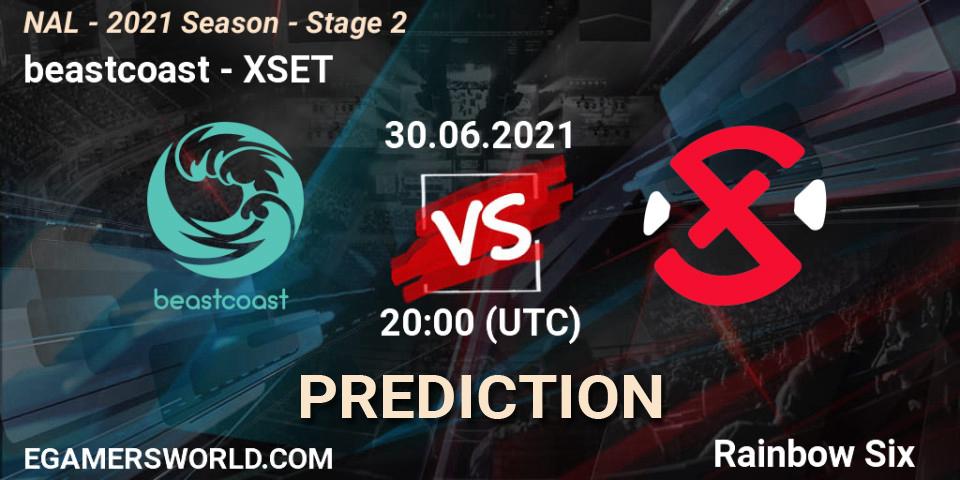 beastcoast - XSET: Maç tahminleri. 30.06.2021 at 20:00, Rainbow Six, NAL - 2021 Season - Stage 2