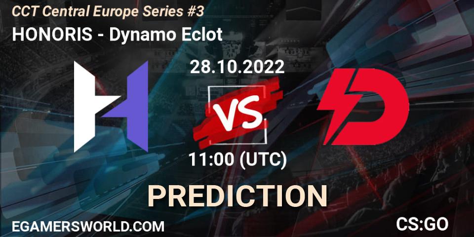 HONORIS - Dynamo Eclot: Maç tahminleri. 28.10.2022 at 11:00, Counter-Strike (CS2), CCT Central Europe Series #3