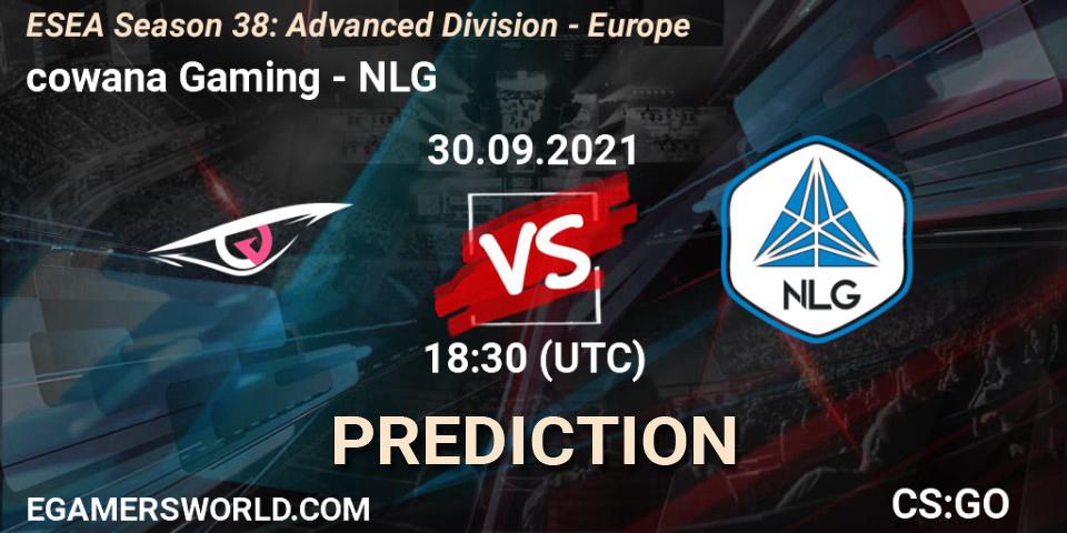 cowana Gaming - NLG: Maç tahminleri. 01.10.2021 at 17:00, Counter-Strike (CS2), ESEA Season 38: Advanced Division - Europe