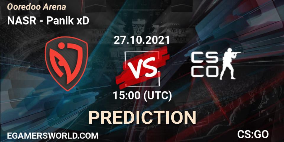 NASR - Panik xD: Maç tahminleri. 27.10.2021 at 15:00, Counter-Strike (CS2), Ooredoo Arena