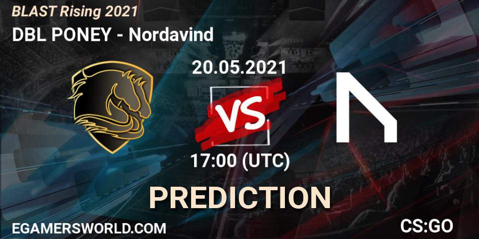 DBL PONEY - Nordavind: Maç tahminleri. 20.05.2021 at 17:00, Counter-Strike (CS2), BLAST Rising 2021