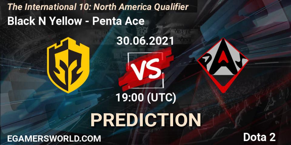Black N Yellow - Penta Ace: Maç tahminleri. 30.06.2021 at 17:55, Dota 2, The International 10: North America Qualifier