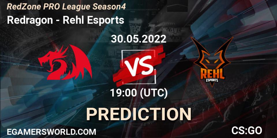 Redragon - Rehl Esports: Maç tahminleri. 30.05.2022 at 19:00, Counter-Strike (CS2), RedZone PRO League Season 4
