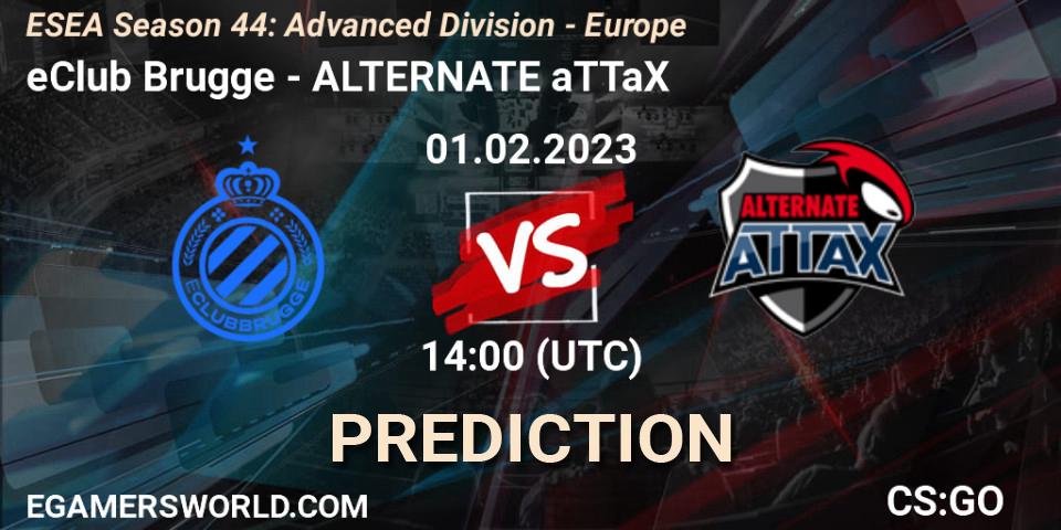 eClub Brugge - ALTERNATE aTTaX: Maç tahminleri. 01.02.2023 at 14:00, Counter-Strike (CS2), ESEA Season 44: Advanced Division - Europe