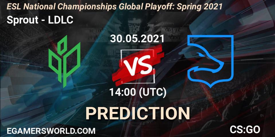 Sprout - LDLC: Maç tahminleri. 30.05.2021 at 14:00, Counter-Strike (CS2), ESL National Championships Global Playoff: Spring 2021