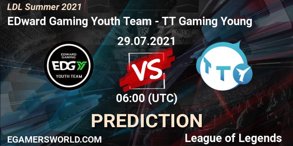 EDward Gaming Youth Team - TT Gaming Young: Maç tahminleri. 30.07.2021 at 07:00, LoL, LDL Summer 2021