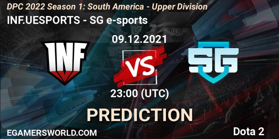 INF.UESPORTS - SG e-sports: Maç tahminleri. 09.12.2021 at 23:13, Dota 2, DPC 2022 Season 1: South America - Upper Division