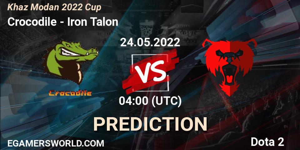 Crocodile - Iron Talon: Maç tahminleri. 24.05.2022 at 04:14, Dota 2, Khaz Modan 2022 Cup