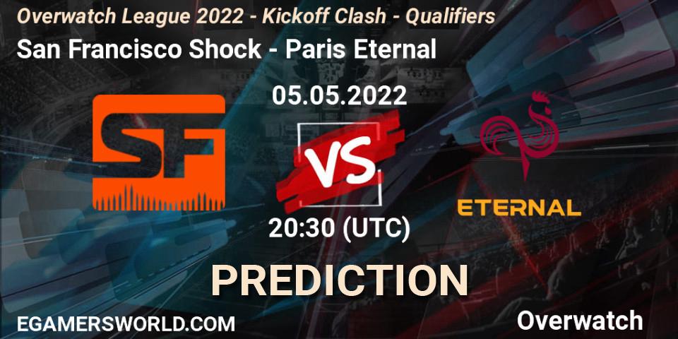 San Francisco Shock - Paris Eternal: Maç tahminleri. 05.05.2022 at 21:00, Overwatch, Overwatch League 2022 - Kickoff Clash - Qualifiers