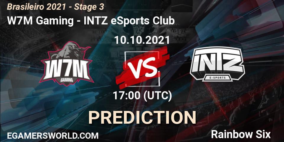 W7M Gaming - INTZ eSports Club: Maç tahminleri. 10.10.2021 at 17:00, Rainbow Six, Brasileirão 2021 - Stage 3