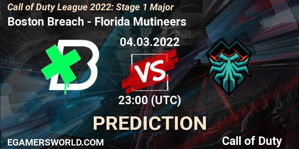 Boston Breach - Florida Mutineers: Maç tahminleri. 04.03.2022 at 23:00, Call of Duty, Call of Duty League 2022: Stage 1 Major