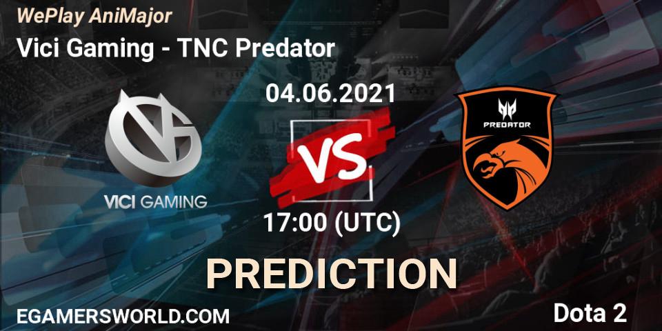Vici Gaming - TNC Predator: Maç tahminleri. 04.06.21, Dota 2, WePlay AniMajor 2021