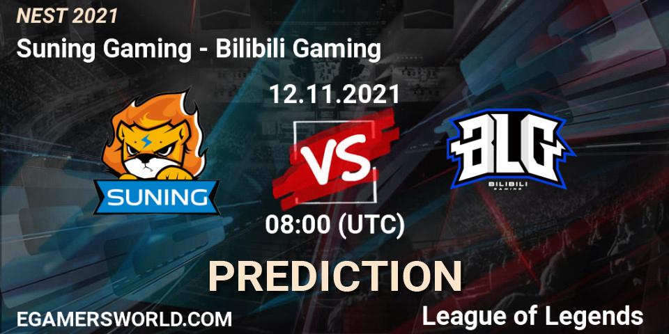 Bilibili Gaming - Suning Gaming: Maç tahminleri. 15.11.21, LoL, NEST 2021