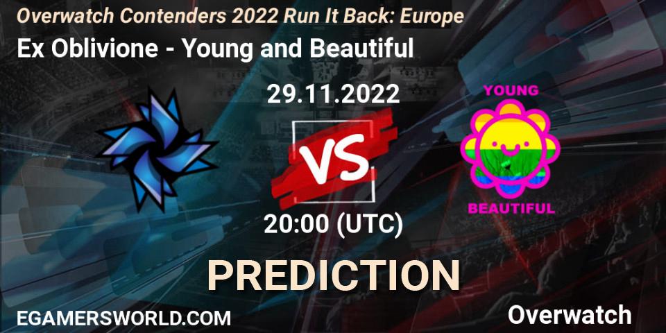 Ex Oblivione - Young and Beautiful: Maç tahminleri. 29.11.2022 at 20:00, Overwatch, Overwatch Contenders 2022 Run It Back: Europe