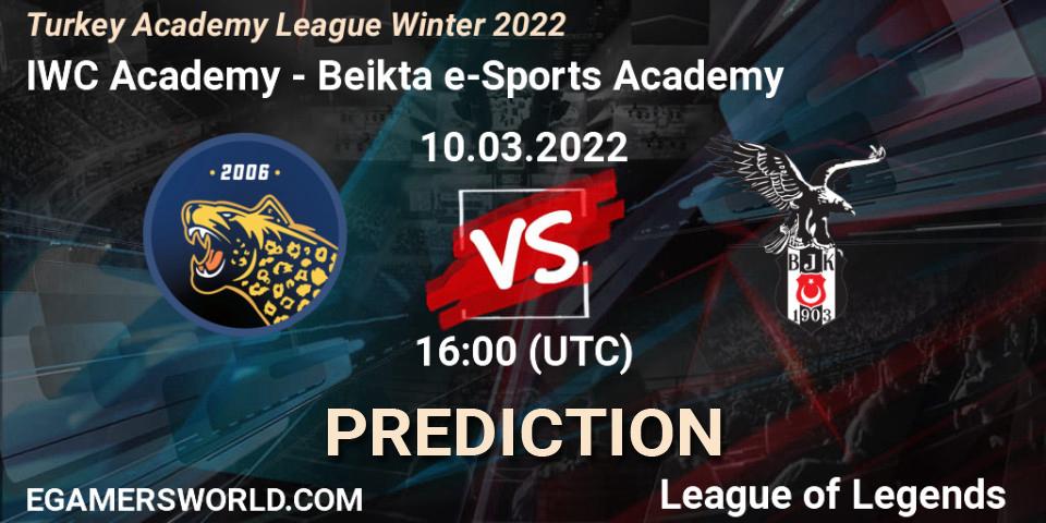 IWC Academy - Beşiktaş e-Sports Academy: Maç tahminleri. 10.03.2022 at 16:00, LoL, Turkey Academy League Winter 2022