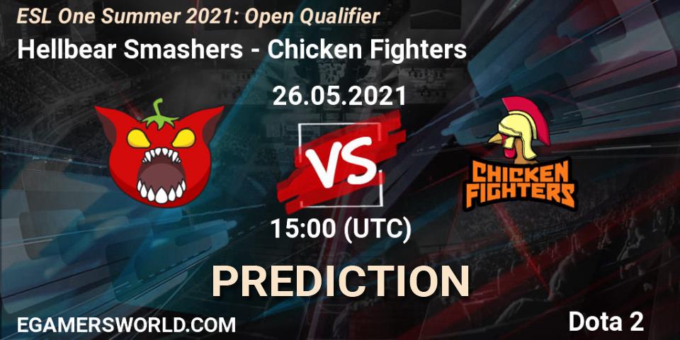 Hellbear Smashers - Chicken Fighters: Maç tahminleri. 26.05.2021 at 15:08, Dota 2, ESL One Summer 2021: Open Qualifier